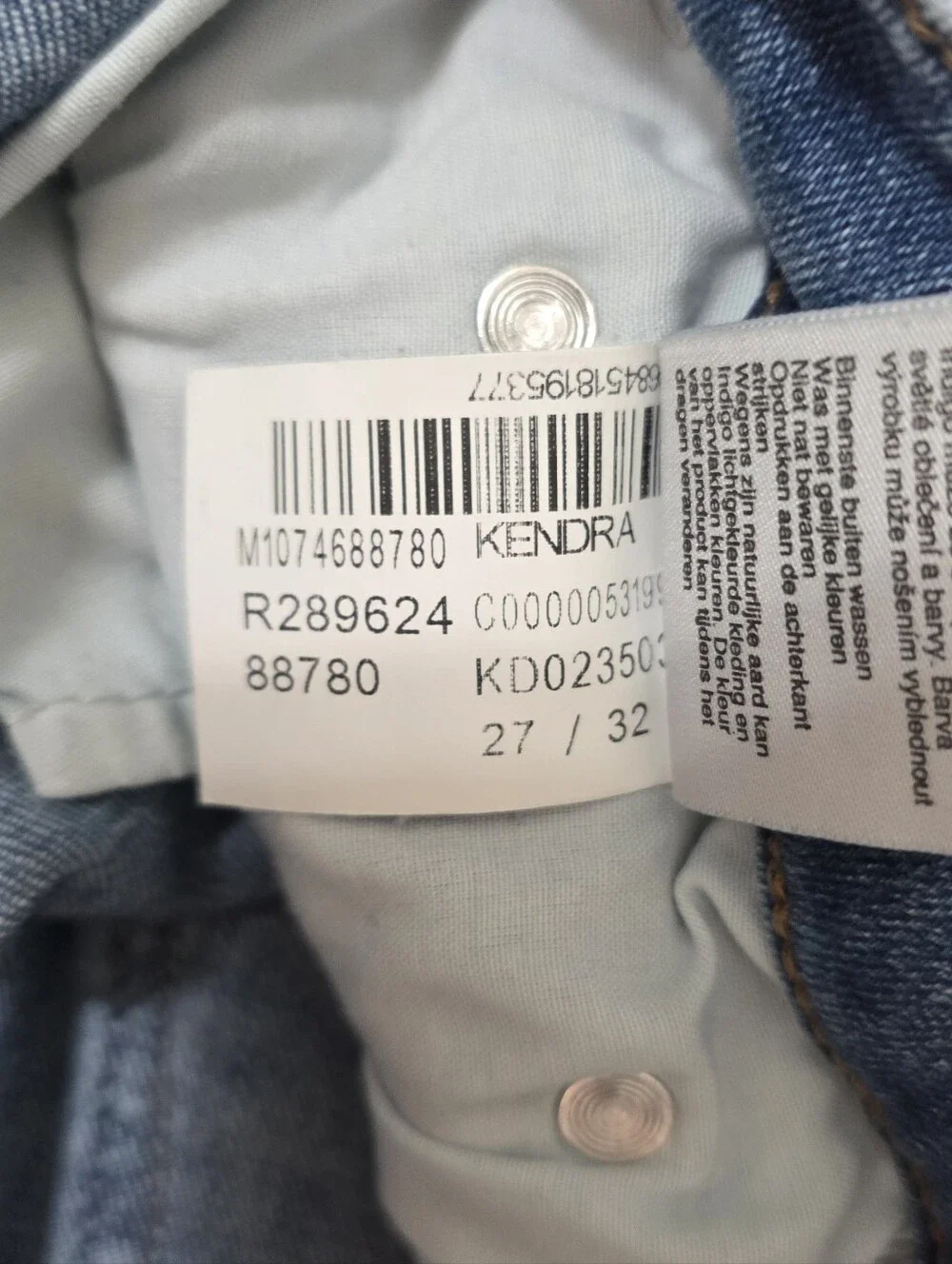 Mavi Kendra Mid Rise Straight Leg Jeans Women's‎ 27/32 Light Wash Stretch Denim